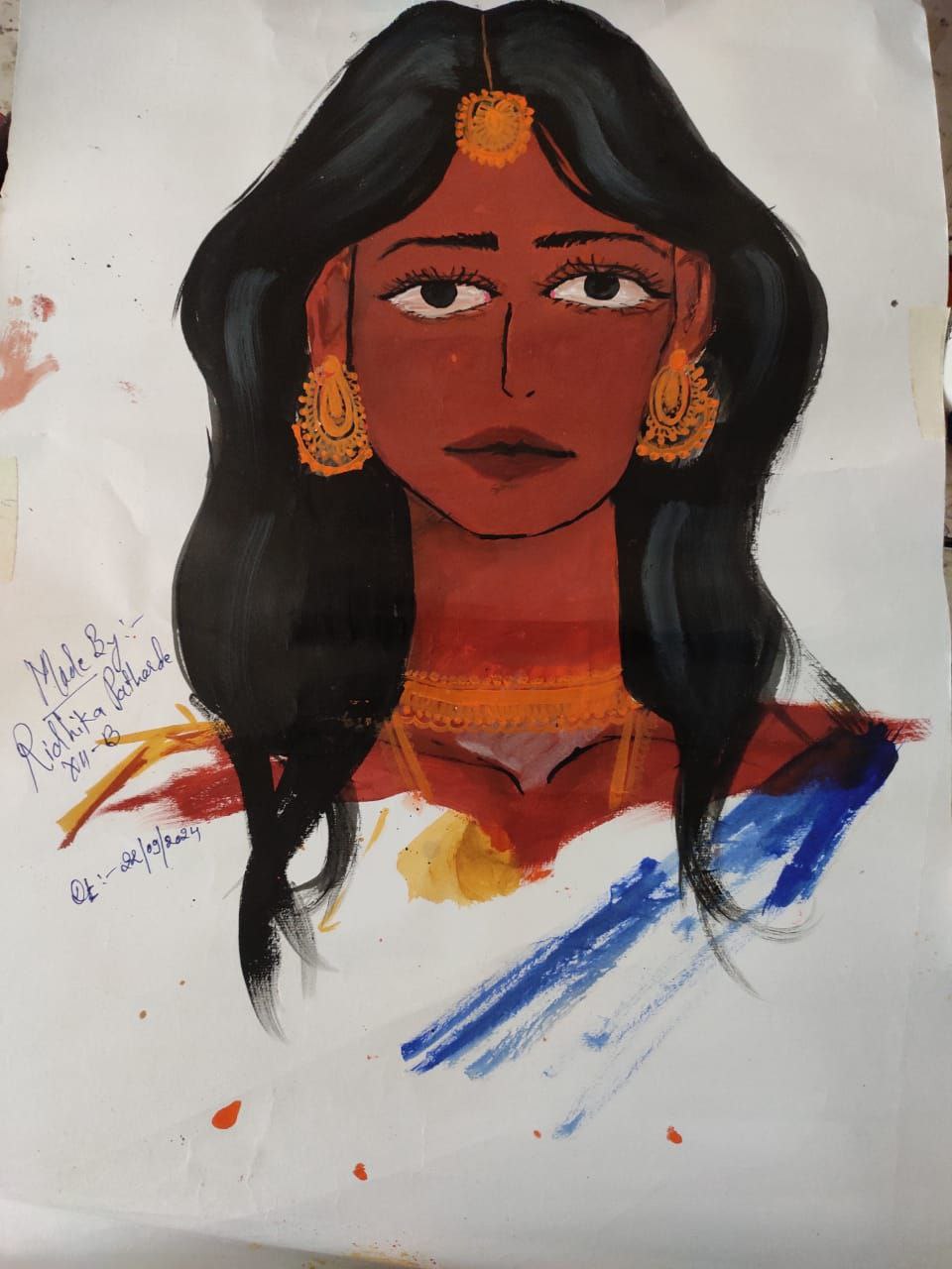 pm shri kv crpf nagpur poster made by ridhika patharde