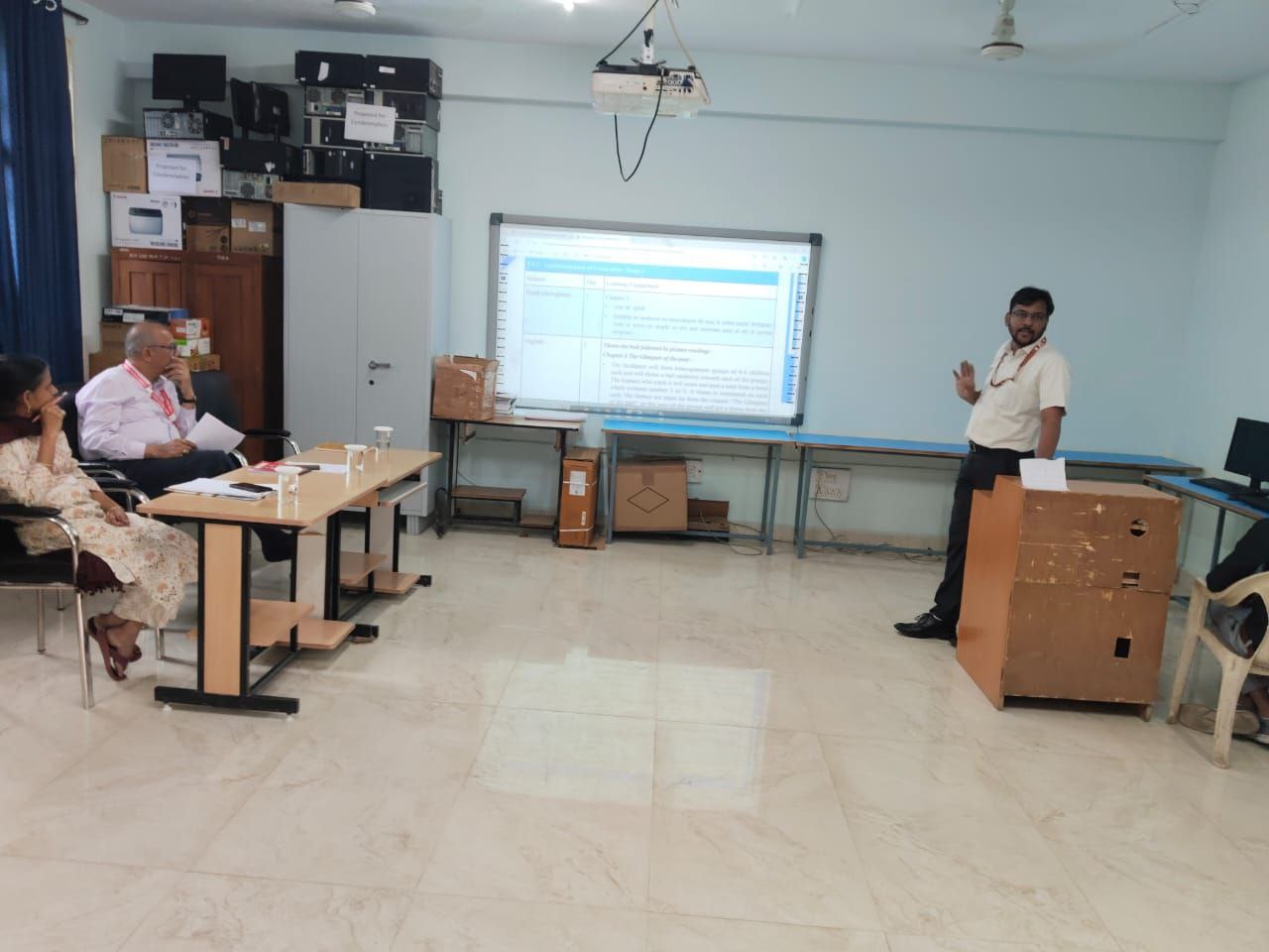 workshop on lesson planning activity on joyful learning and apps survey details 30-10-2024