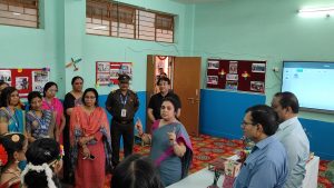 Visit of Commissioner under KVS Regional Office Raipur