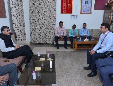 Visit of Honourable Commissioner Shri Vikas Gupta