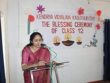 Kendriya Vidyalaya Kaduthuruthy 2025-26 Class XII - Jyoti Daan Ceremony