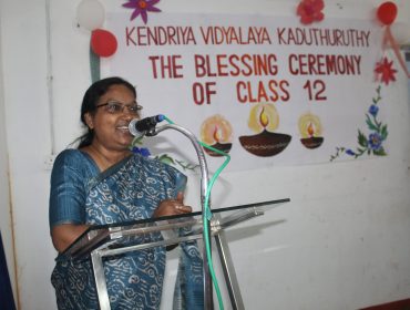 Kendriya Vidyalaya Kaduthuruthy 2025-26 Class XII - Jyoti Daan Ceremony
