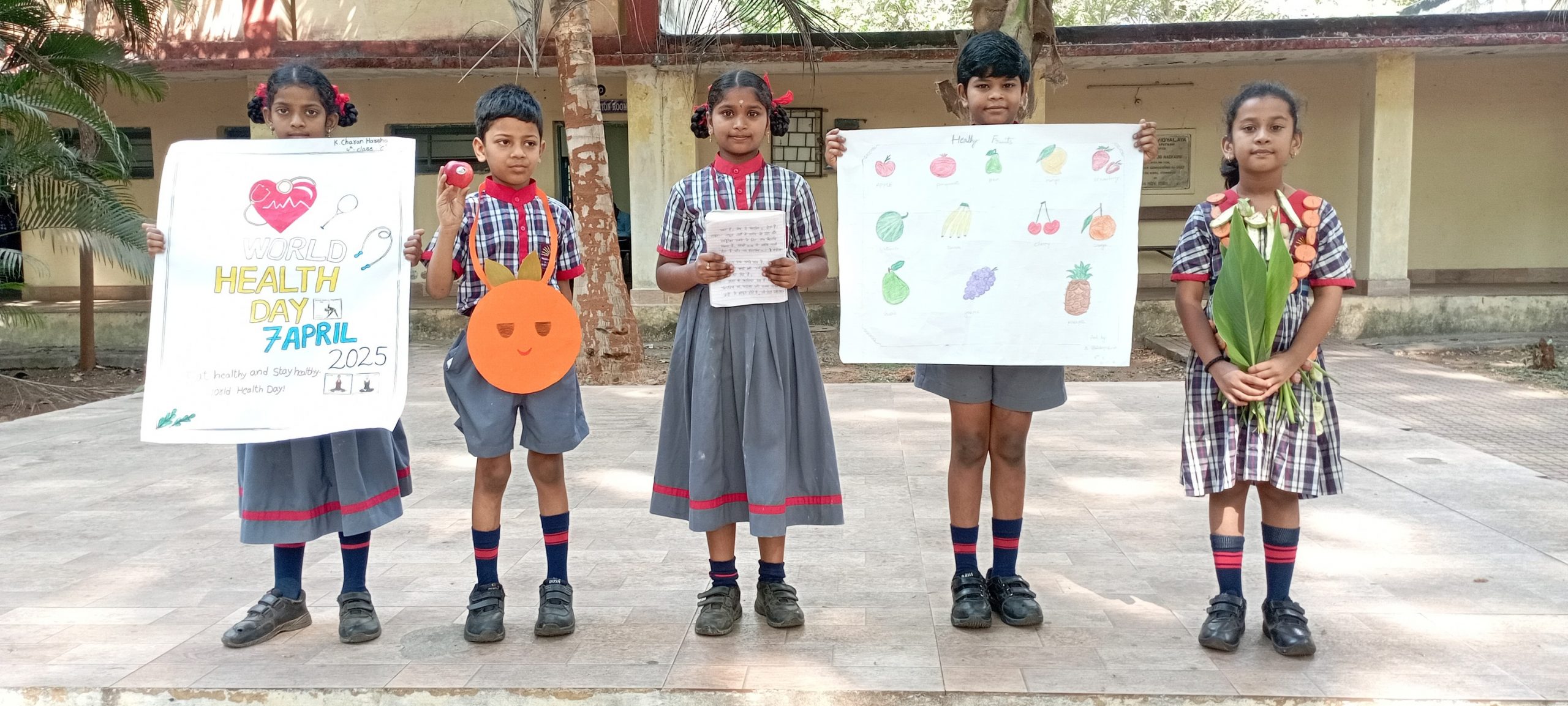 PRIMARY STUDENTS WORLD HEALTH DAY