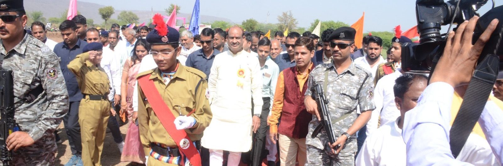 Bhumi Pujan student police cadet