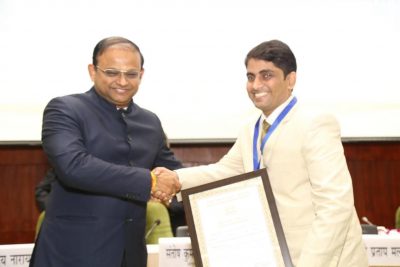 Shri KK Gupta receives National Incentive Award 2019