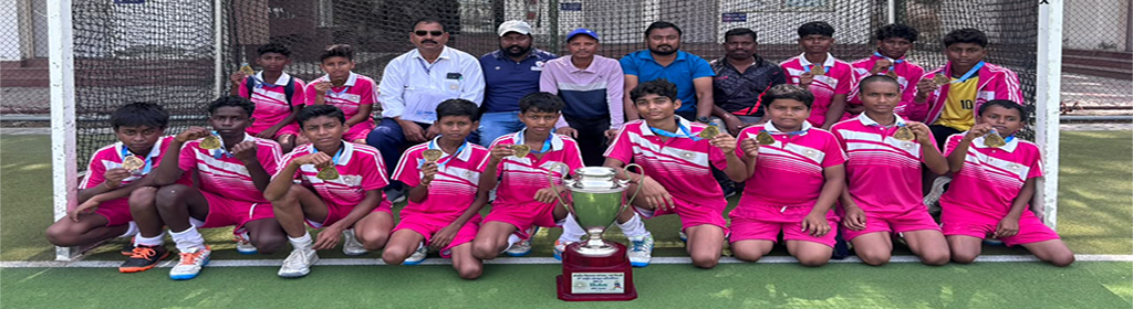 U 14 Hockey Team Won Gold in KVS NSM 2026