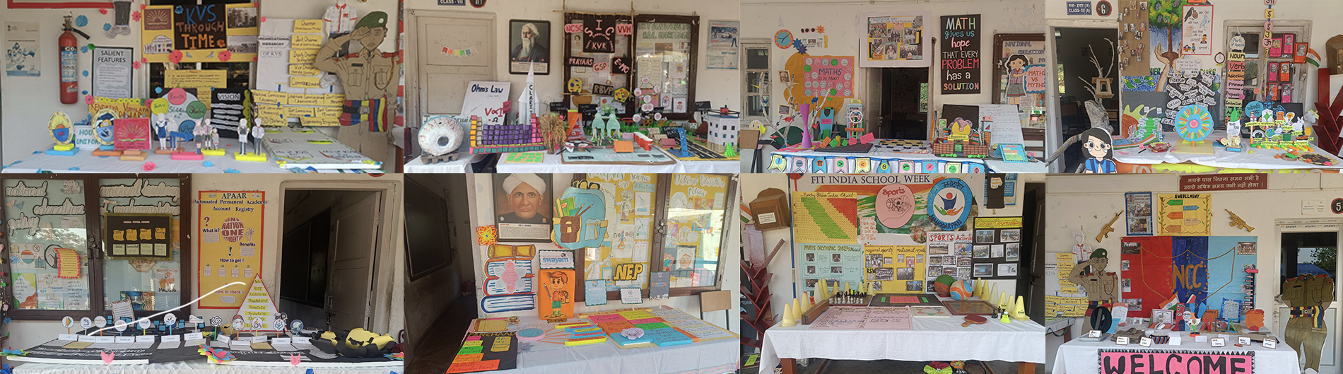 Educational Stalls showcasing KVS