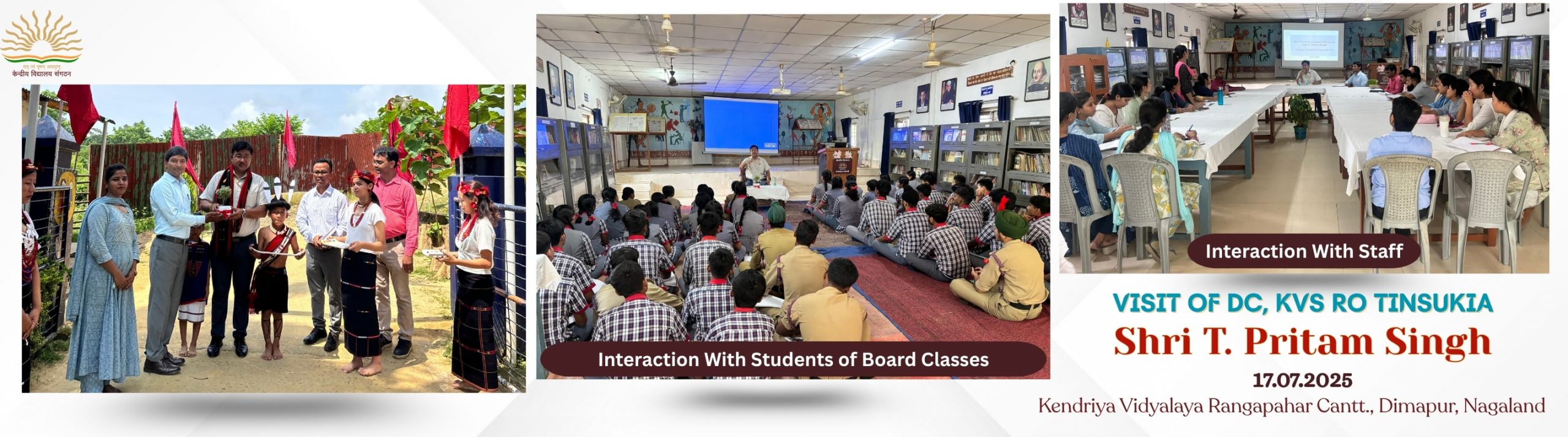 visit of dc kvs ro tinskia