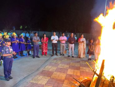 शिविर का रात्रि समारोह