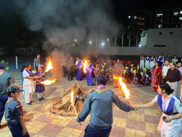 शिविर का रात्रि समारोह