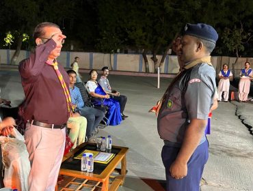 शिविर का रात्रि समारोह