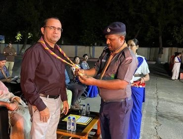 शिविर का रात्रि समारोह