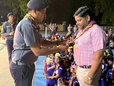 शिविर का रात्रि समारोह