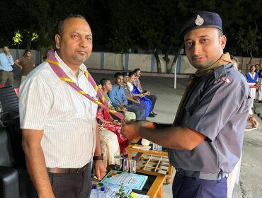 शिविर का रात्रि समारोह