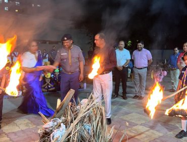 शिविर का रात्रि समारोह