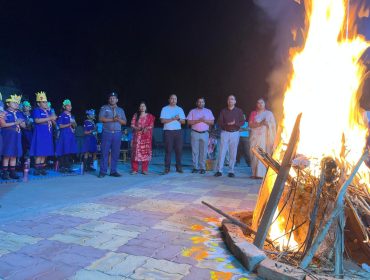 शिविर का रात्रि समारोह