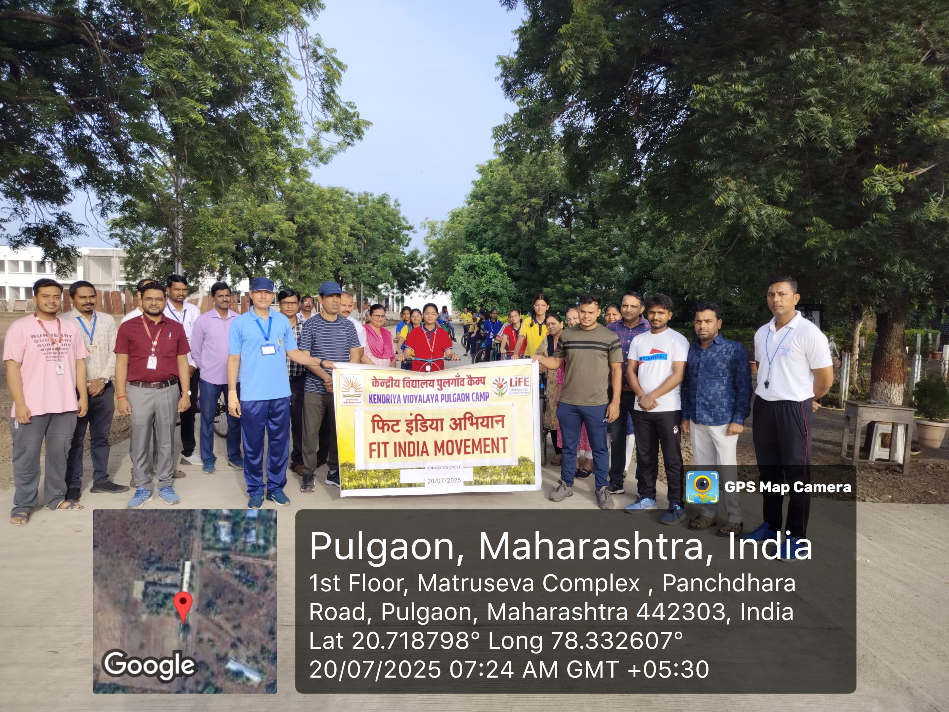 फिट इंडिया मिशन के तहत संडे ऑन साइकिल