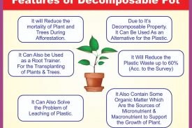 DECOMPOSABLE पॉट की विशेषताएं