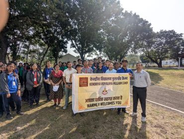 Formal visit to Gola Barood Museum CAD CAMP PULGAON