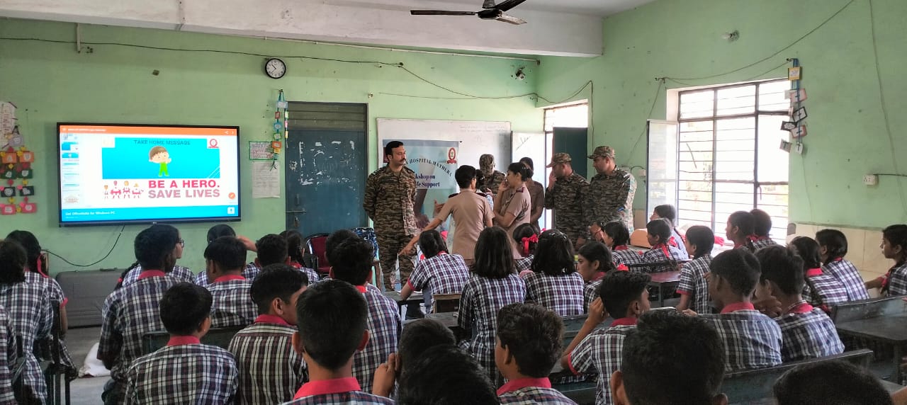 Workshop on Basic Life Support by Soldiers