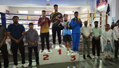 DIVYANS SHARMA SELECTED FOR SGFI (75-80 KG BOXING)
