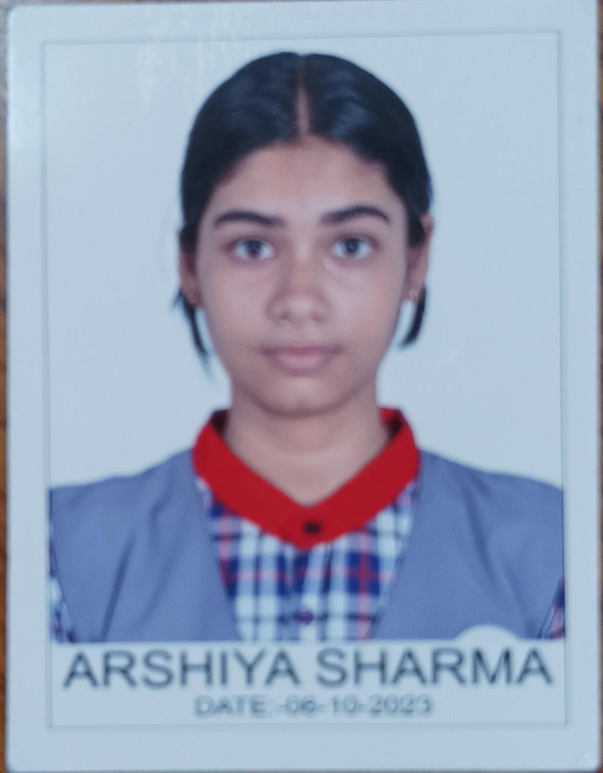 student name