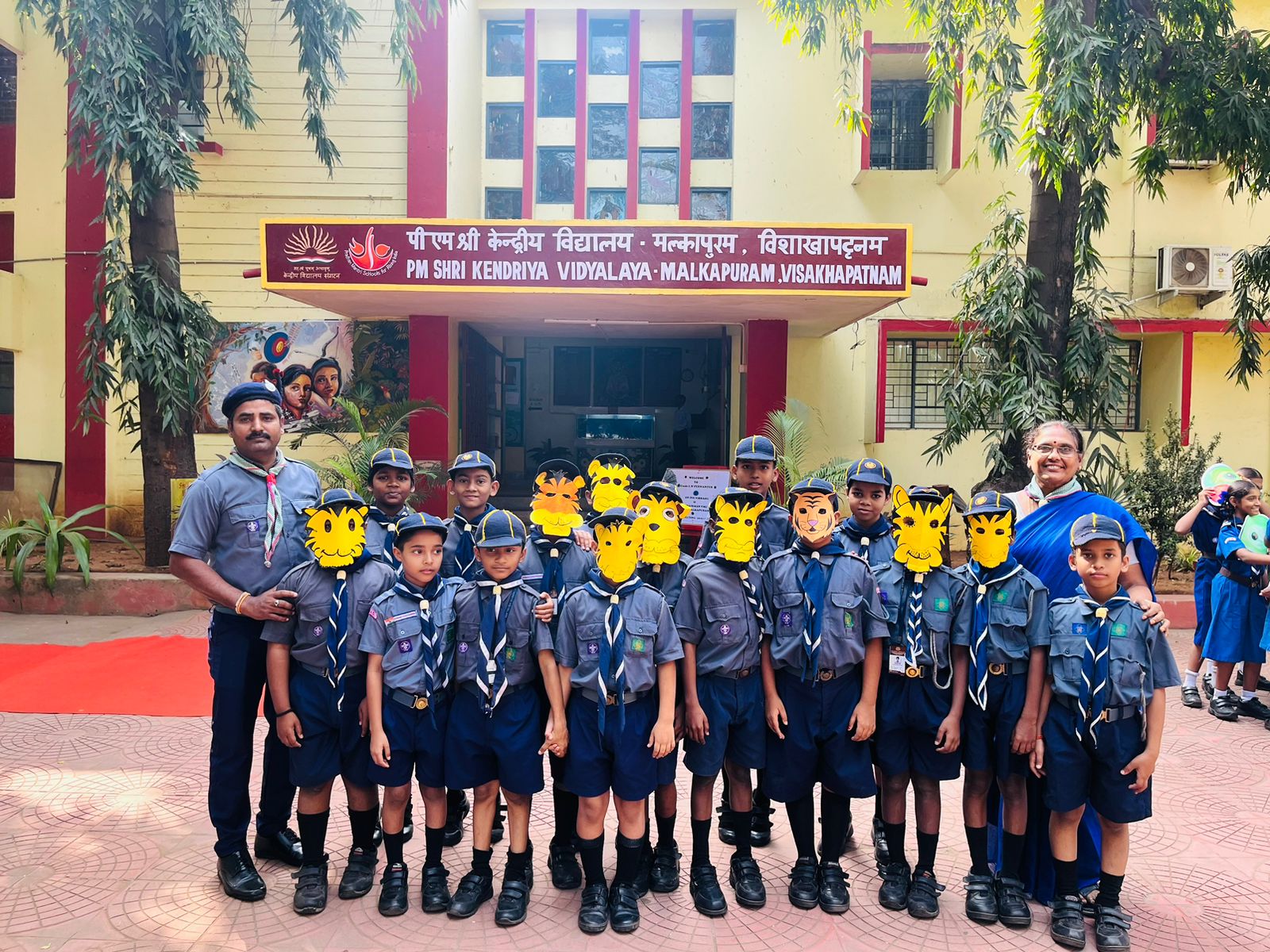 थिंकिंग डे पर शावकों का स्वागत