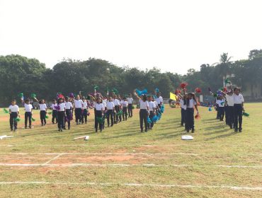 Cheering children of KV Malkapuram during SPORTS DAY 2023