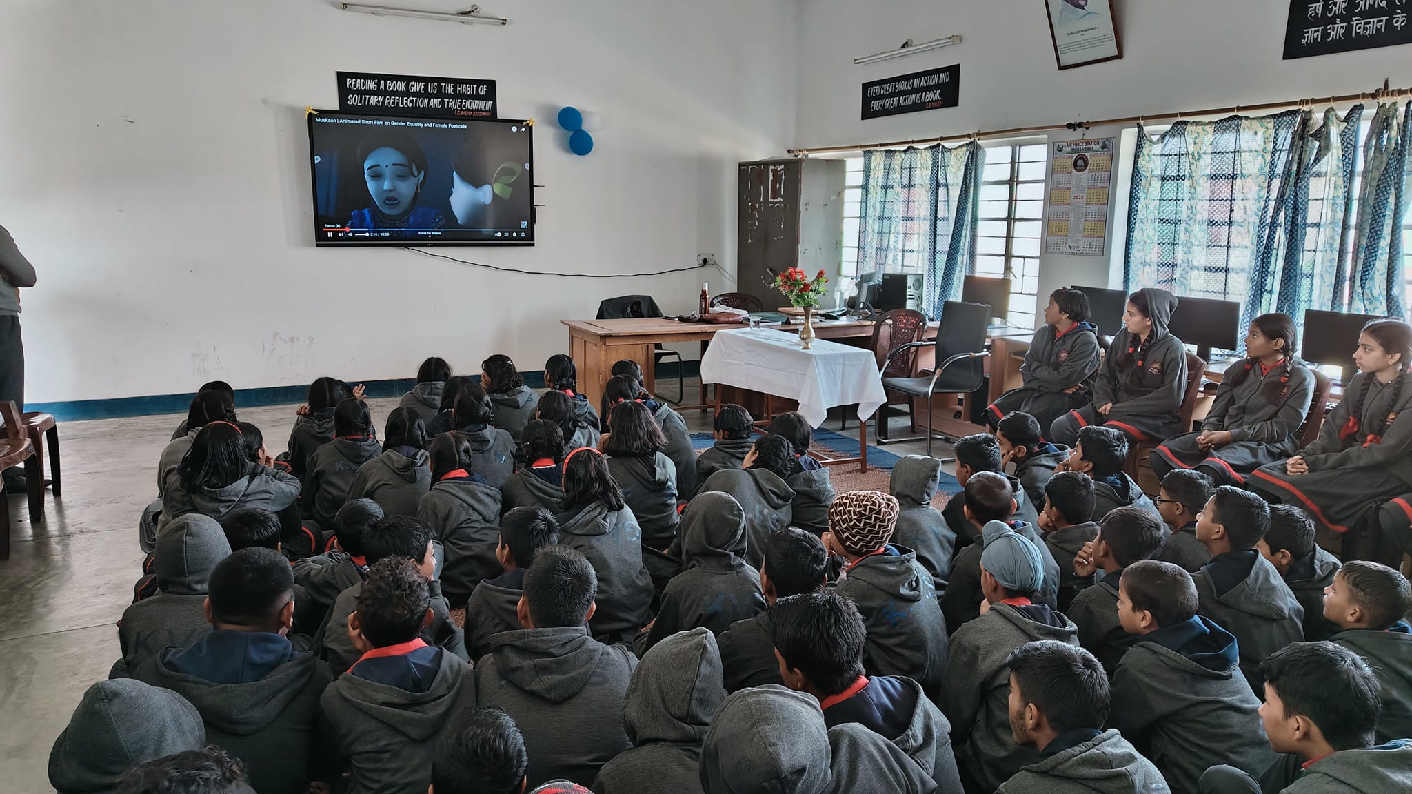 केवी चबुआ में किशोर बालिका कार्यक्रम के तहत लिंग संवेदीकरण पर कार्यशाला