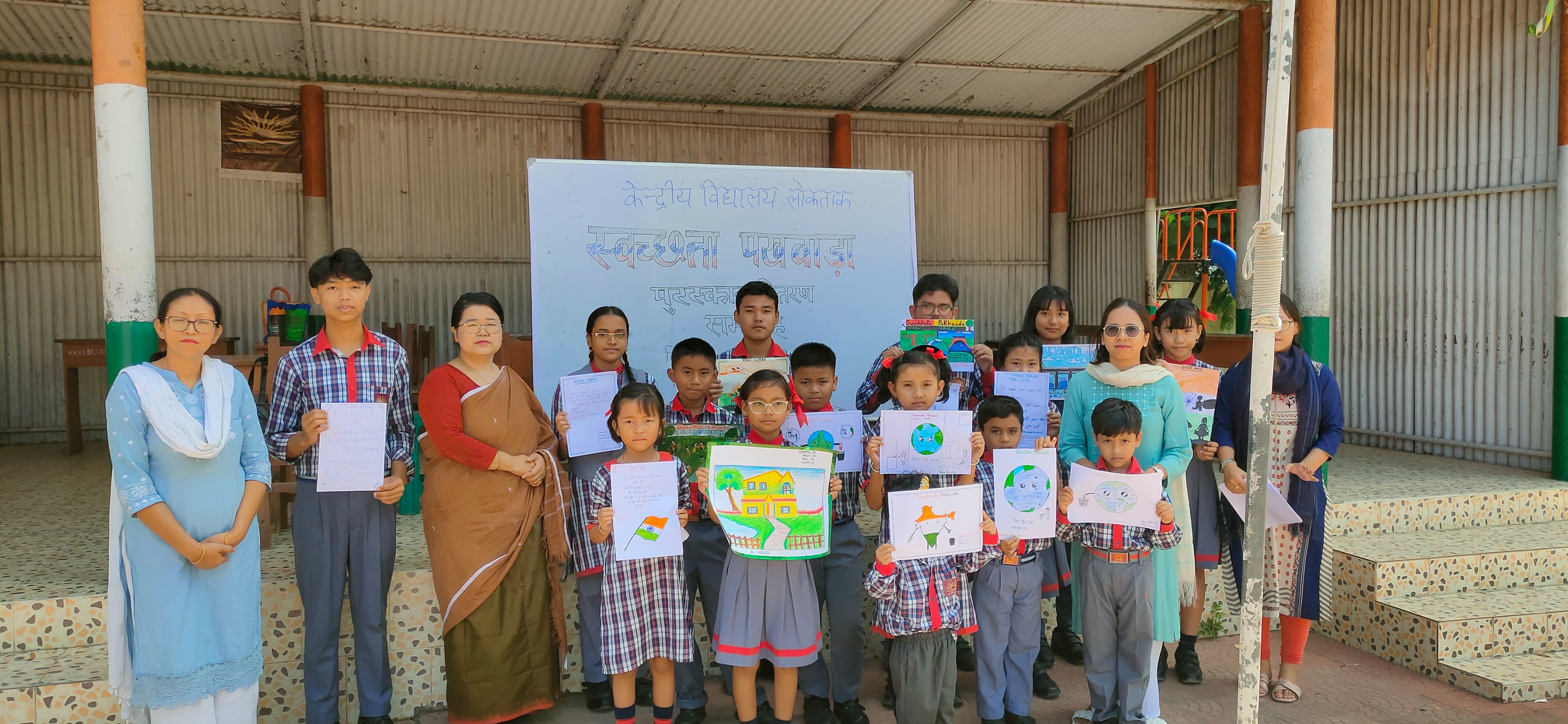 Swachhata Pakhwara at KV Loktak