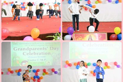 Students Performances in Grandparents day KV Imphal no 2