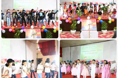 Beautiful performances by students in Grandparents day KV Imphal no 2
