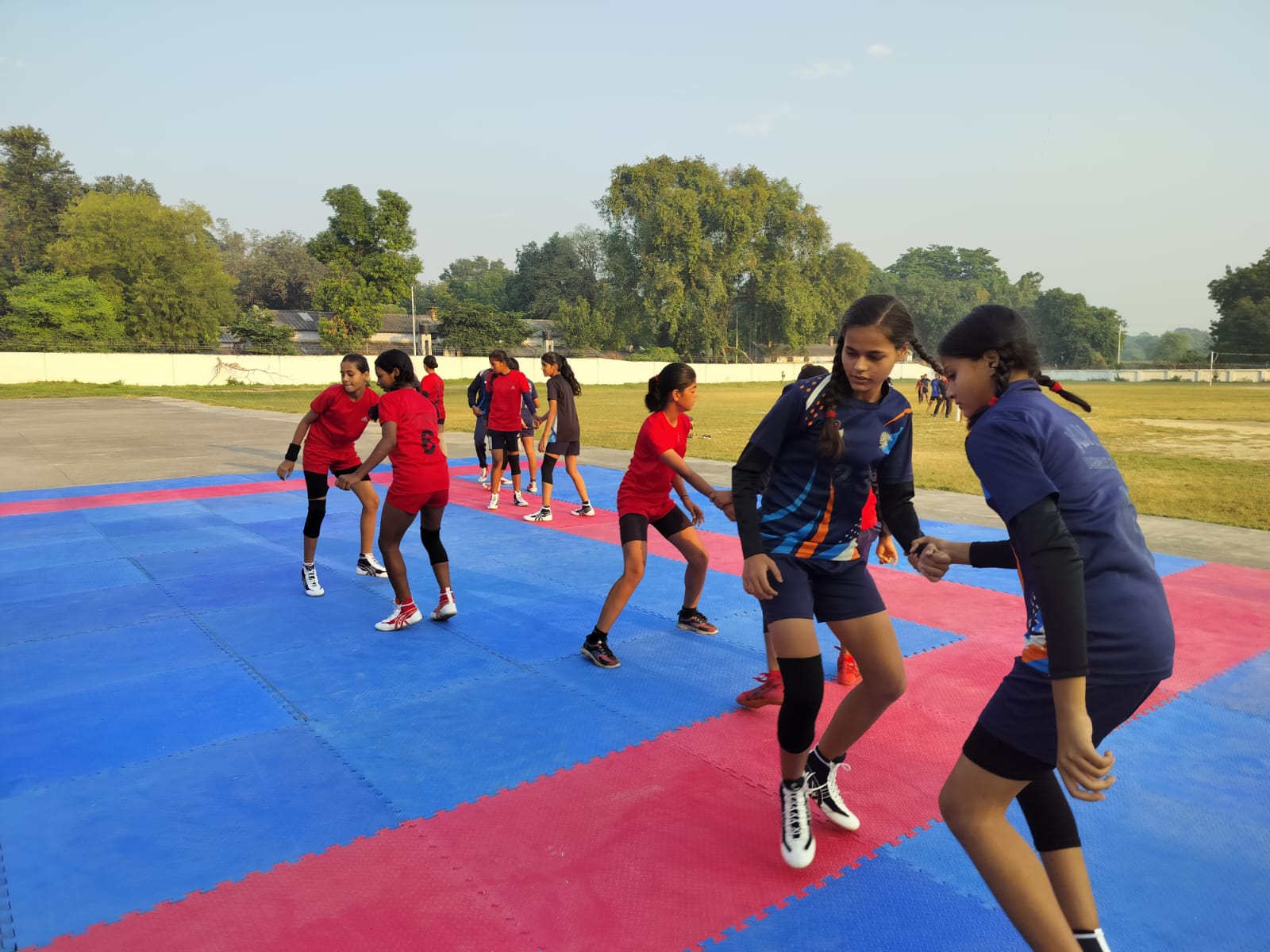 खेल और कूद-राष्ट्रीय कबड्डी लड़कियों के लिए प्रशिक्षण शिविर
