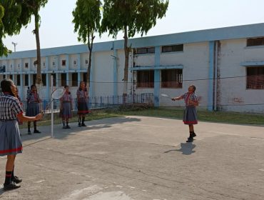 Games and Sports-Badminton Practice during School Games Period