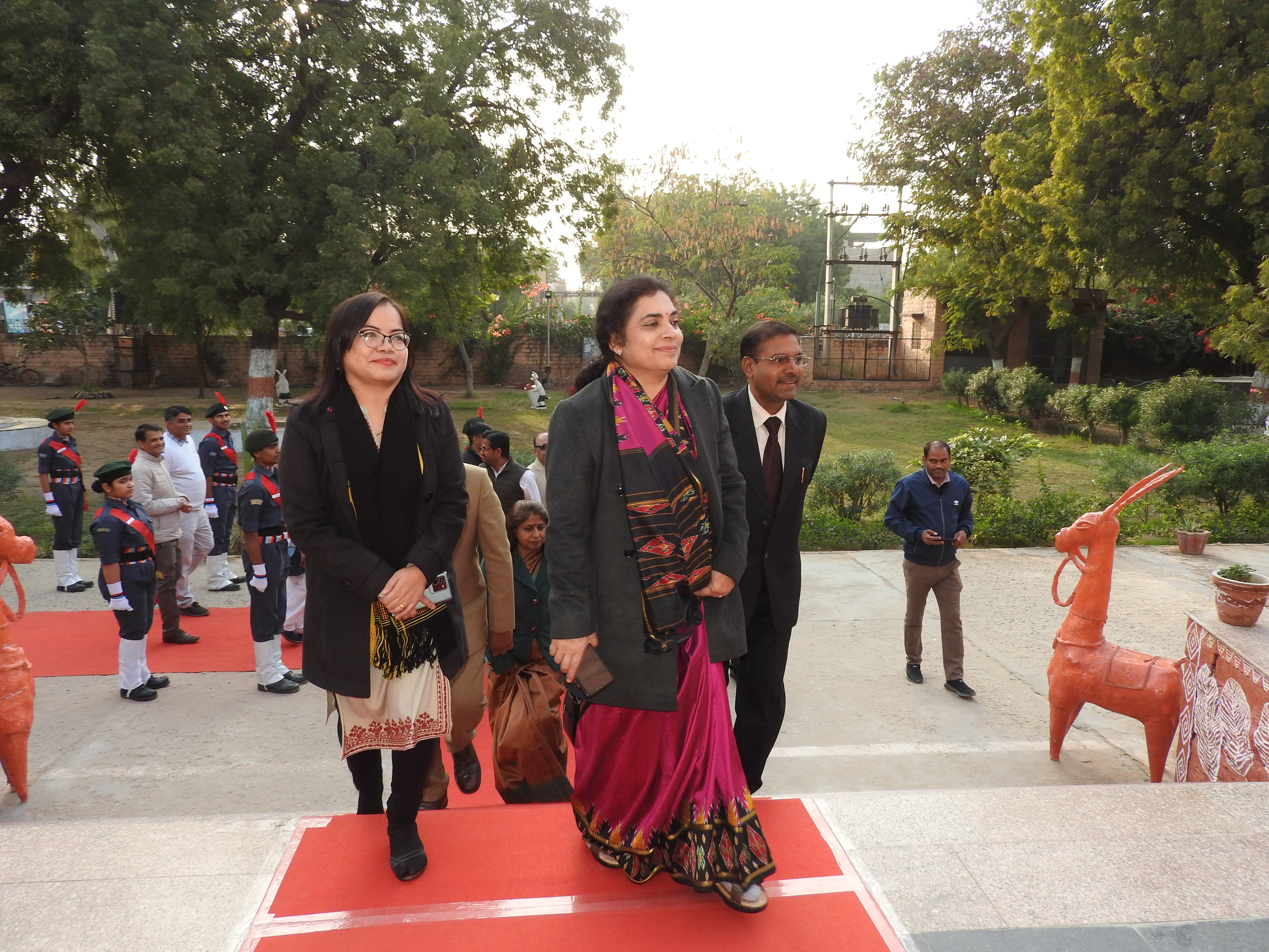 Visit of Hon'ble Commissioner KVS at KV AFS 2 Jodhpur and KV Sikar