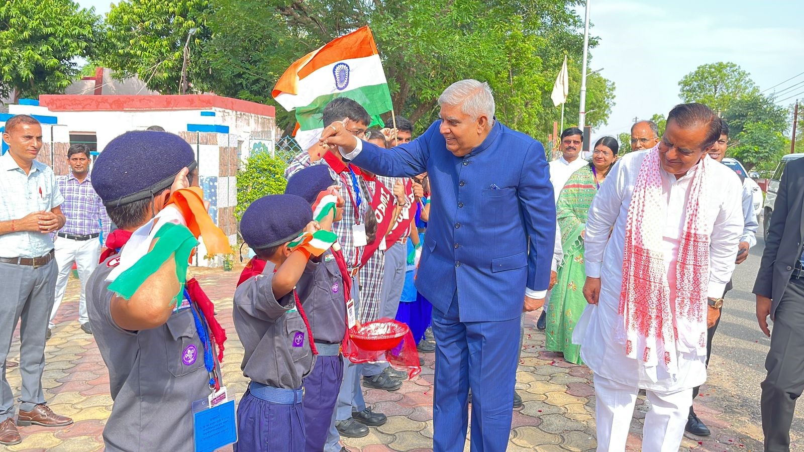 Interaction of Hon'ble Vice President with Scout & Guides
