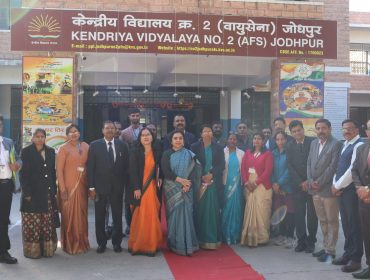 Visit of Hon'ble Commissioner KVS at KV AFS 2 Jodhpur and KV Sikar