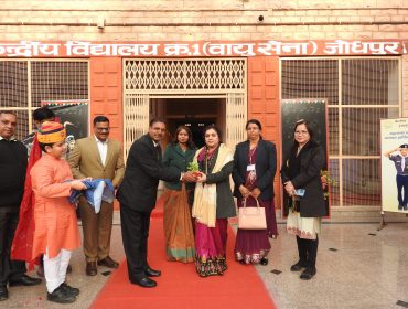 Visit of Hon'ble Commissioner KVS at KV AFS 2 Jodhpur and KV Sikar