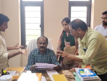 Chairman nominee Shri K.P.NARASIMHULU, RDO observation on Admission lottery system