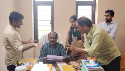 Chairman nominee Shri K.P.NARASIMHULU, RDO observation on Admission lottery system