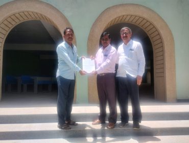 BULDING TAKING OVER FROM ITI PRINCIPAL