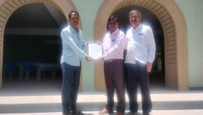 BULDING TAKING OVER FROM ITI PRINCIPAL