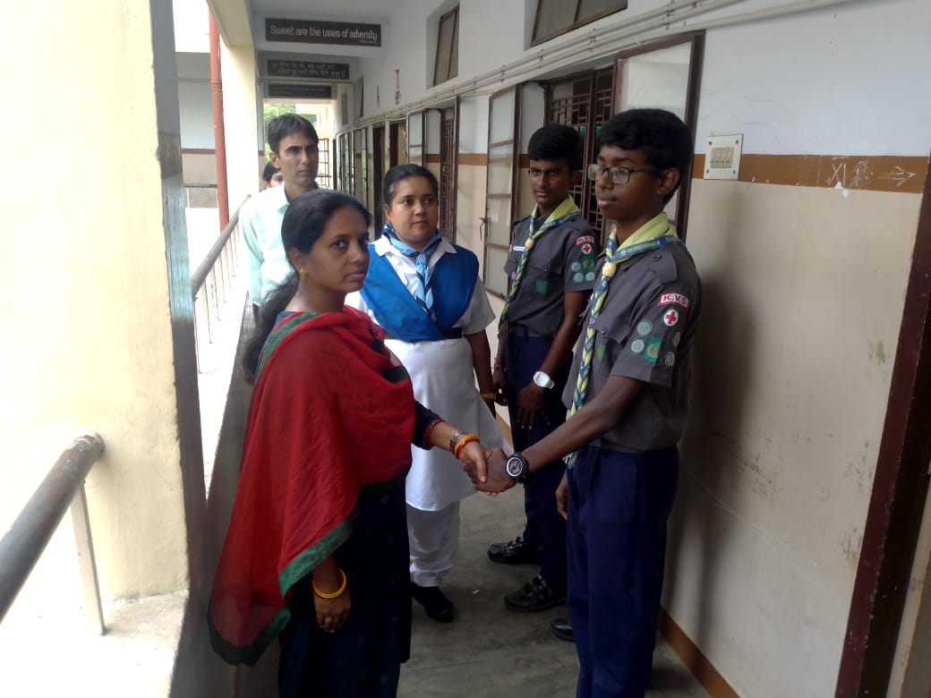 स्काउट स्वागत-बैगलेस दिवस