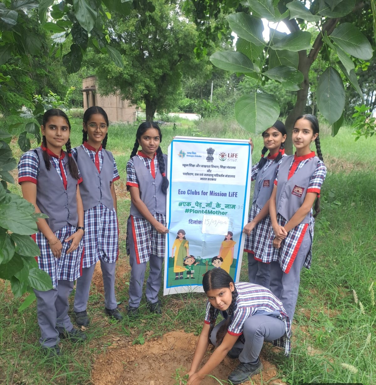 Tree plantation under Swachhta pakhwada