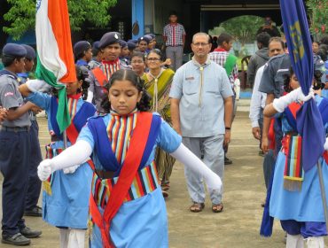 प्राचार्य का स्वागत