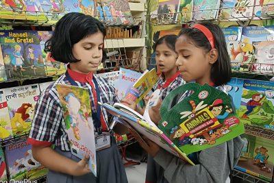 Reading in library