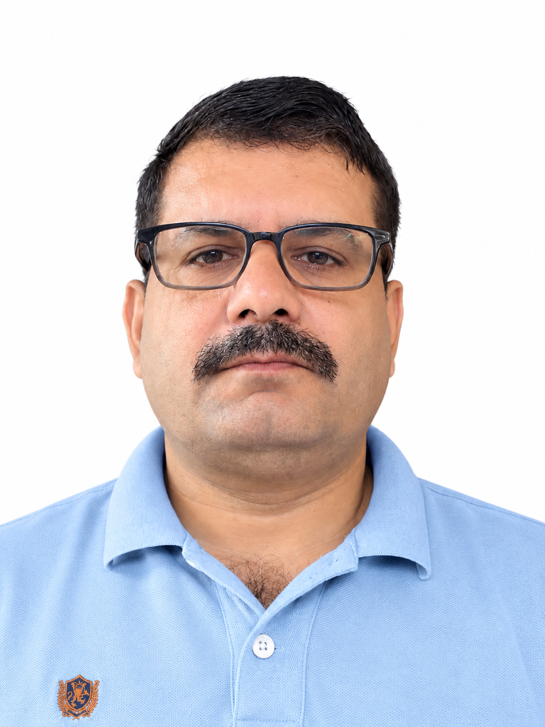 Formal Portrait of a Middle-Aged Indian Man