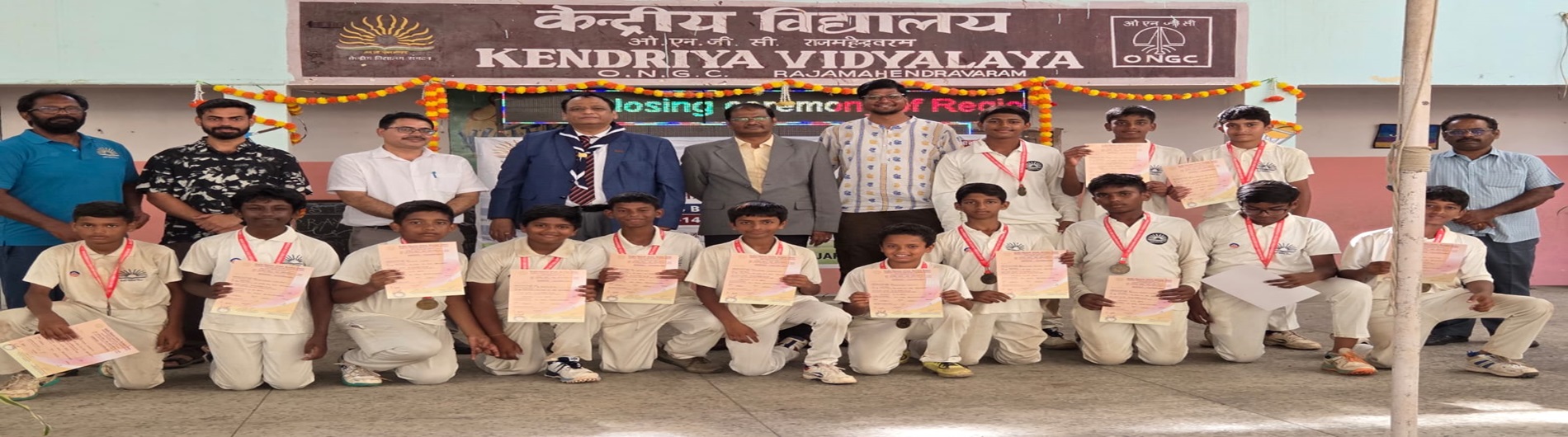 KVS RO Hyderabad Regional Sports Competition Closing Ceremony (Under-14 Cricket)_2026-27