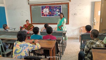 केवी ओएनजीसी राजमुंदरी, एपी में ग्रीष्मकालीन शिविर के तहत भारतीय भाषा कार्यक्रम