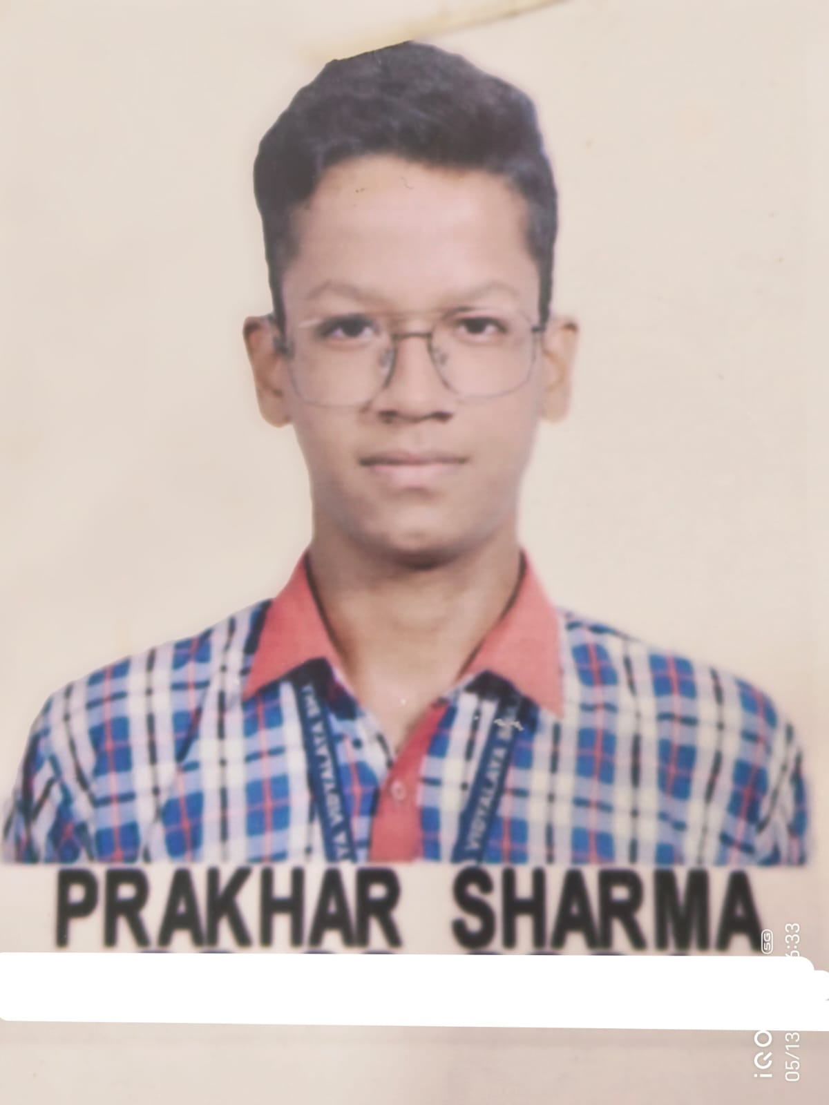 student name